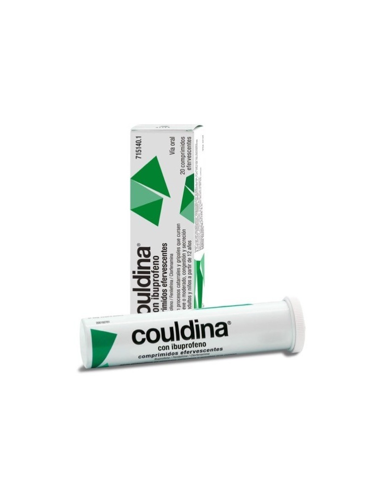 COULDINA CON IBUPROFENO 400 MG/2 MG/7,5 MG 20 COMPRIMIDOS EFERVESCENTES