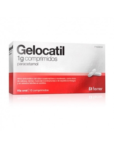 GELOCATIL 1 G 10 COMPRIMIDOS