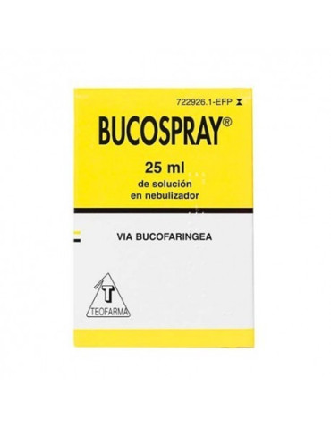 BUCOSPRAY 15 MG/ML + 0,5 MG/ML SOLUCION PARA PULVERIZACION BUCAL 1 FRASCO 25 ML