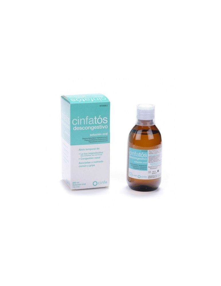 CINFATOS DESCONGESTIVO SOLUCION ORAL 1 FRASCO 200 ML (PET)
