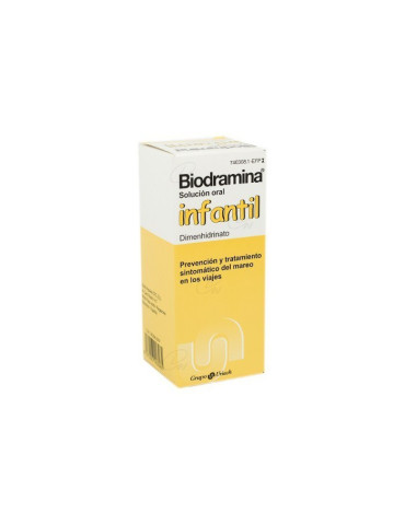 BIODRAMINA INFANTIL 4 MG/ML SOLUCION ORAL 1 FRASCO 60 ML