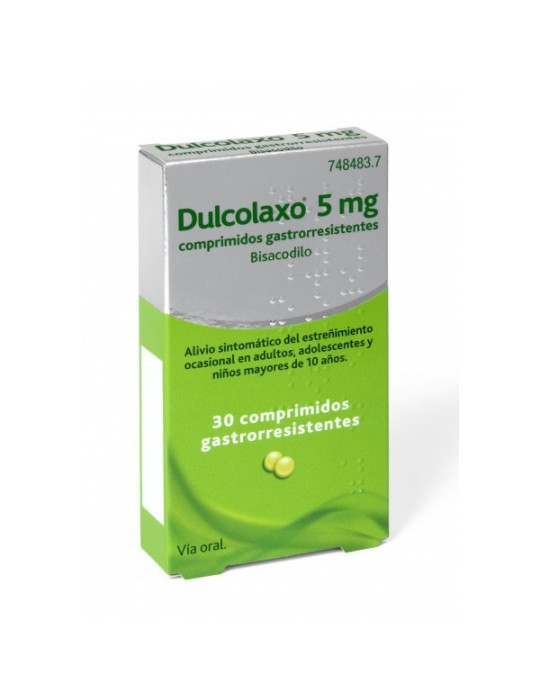 DULCOLAXO BISACODILO 5 MG 30 COMPRIMIDOS GASTRORRESISTENTES