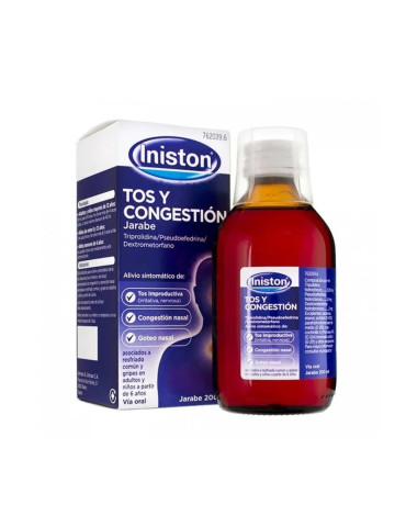 INISTON TOS Y CONGESTION JARABE 1 FRASCO 200 ML
