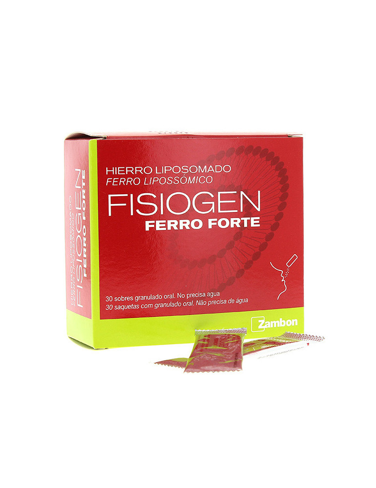 FISIOGEN FERRO FORTE SOBRES 30 SOBRES