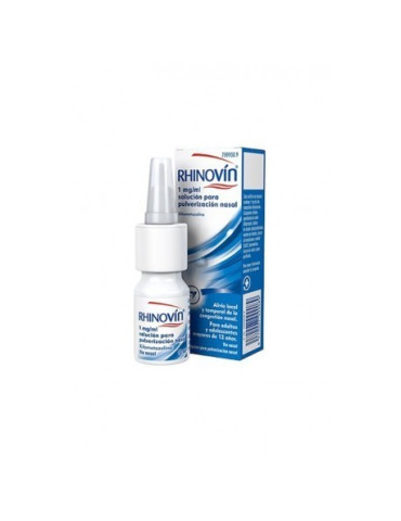 RHINOVIN 1 MG/ML SOLUCION PARA PULVERIZACION NASAL 1 FRASCO 10 ML