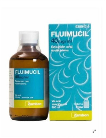 FLUIMUCIL 40 MG/ML SOLUCION ORAL 1 FRASCO 200 ML
