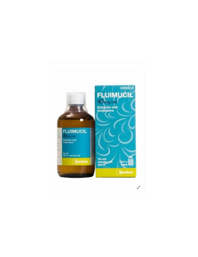 FLUIMUCIL 40 MG/ML SOLUCION ORAL 1 FRASCO 200 ML