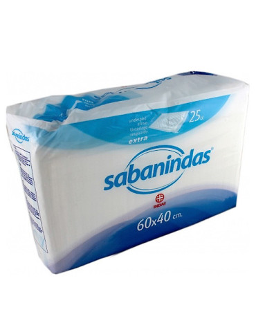 SABANINDAS EXTRA 60X40 25 UN PQ
