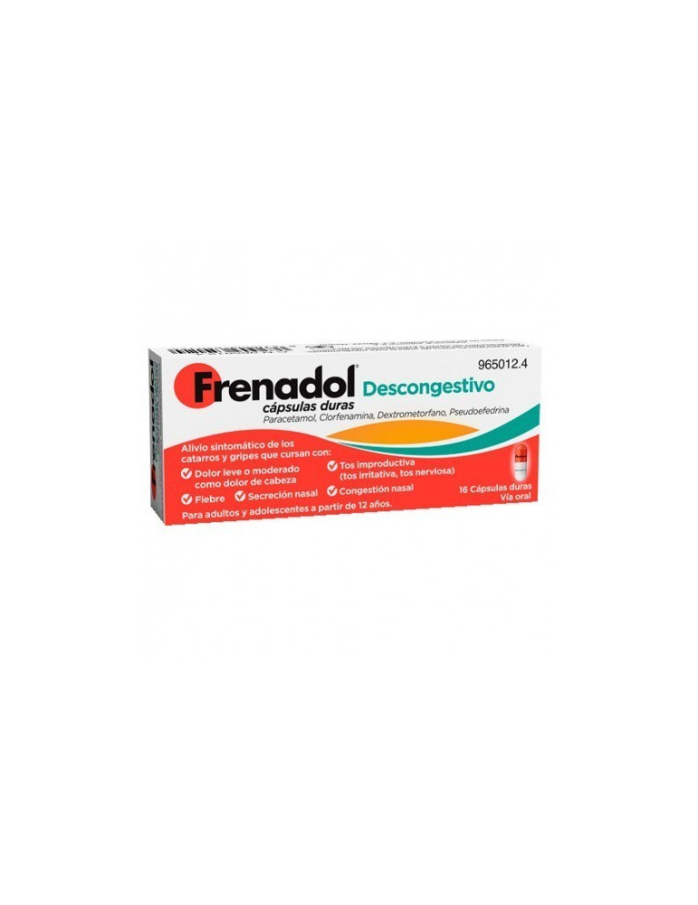 FRENADOL DESCONGESTIVO 16 CAPSULAS