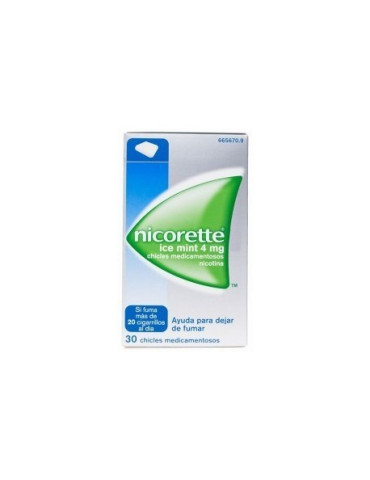 NICORETTE 4 MG 30 CHICLES MEDICAMENTOSOS 2