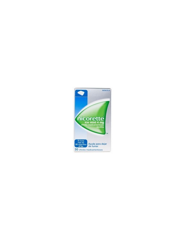 NICORETTE 4 MG 30 CHICLES MEDICAMENTOSOS