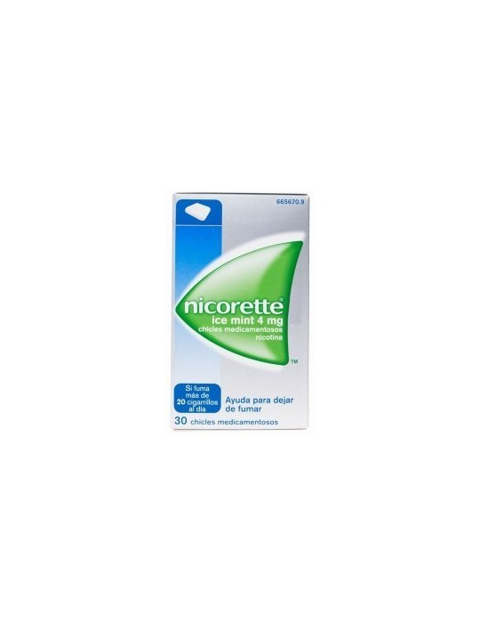 NICORETTE 4 MG 30 CHICLES MEDICAMENTOSOS