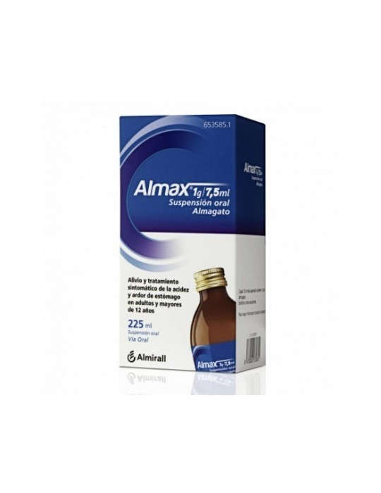 ALMAX 1 G/7,5 ML SUSPENSION ORAL 1 FRASCO 225 ML