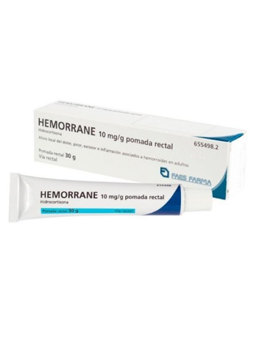 HEMORRANE 10 MG/G POMADA RECTAL 1 TUBO 30 G
