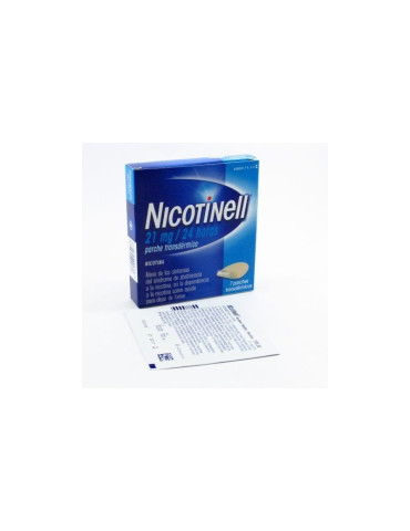 NICOTINELL 21 MG/24 H 7 PARCHES TRANSDERMICOS 52,5 MG 2