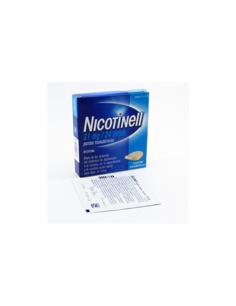 NICOTINELL 21 MG/24 H 7 PARCHES TRANSDERMICOS 52,5 MG