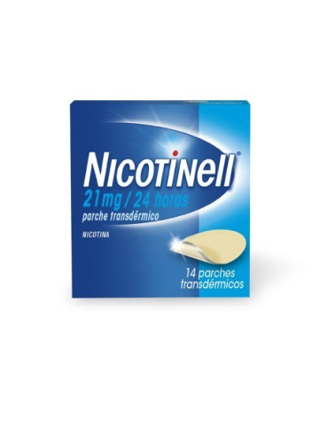 NICOTINELL 21 MG/24 H 14 PARCHES TRANSDERMICOS 52,5 MG 2