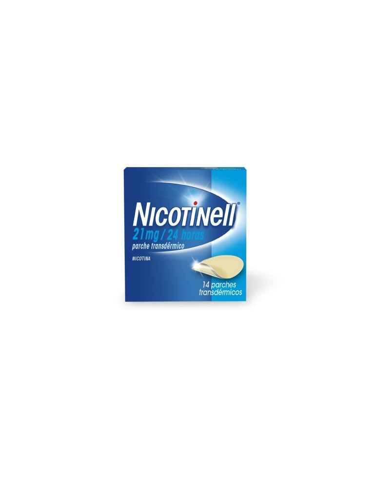 NICOTINELL 21 MG/24 H 14 PARCHES TRANSDERMICOS 52,5 MG