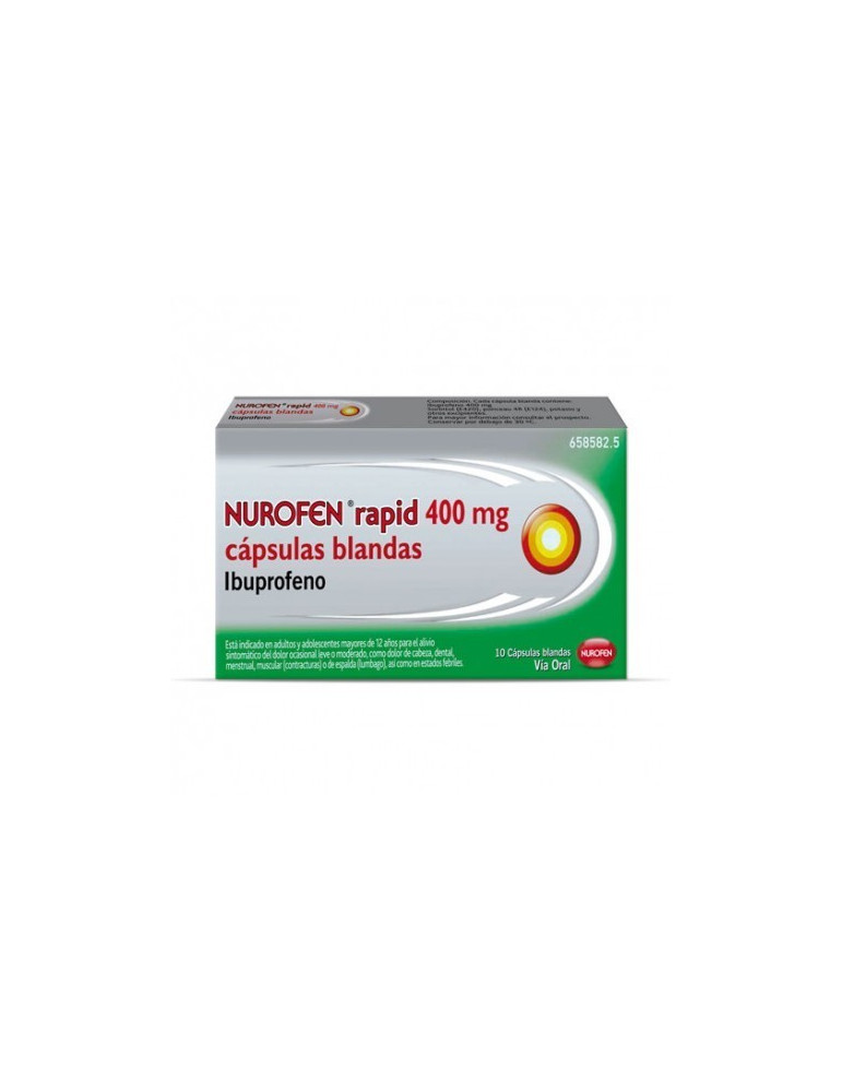 NUROFEN RAPID 400 MG 10 CAPSULAS BLANDAS