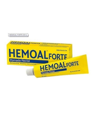 HEMOAL FORTE POMADA RECTAL 1 TUBO 30 G 2