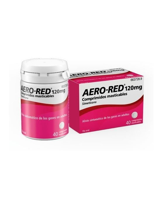 AERO RED 120 MG 40 COMPRIMIDOS MASTICABLES