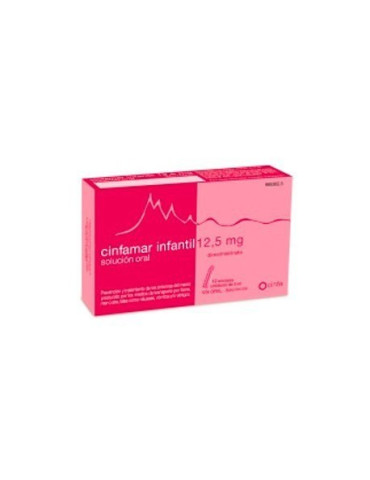 CINFAMAR INFANTIL 12,5 MG 12 SOBRES SOLUCION ORAL 5 ML 2