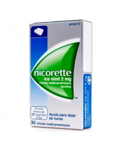 NICORETTE ICE MINT 2 MG 30 CHICLES MEDICAMENTOSOS 2