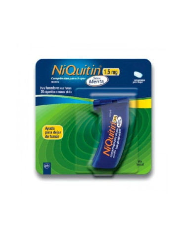 NIQUITIN 1,5 MG 20 COMPRIMIDOS PARA CHUPAR (SABOR MENTA) 2