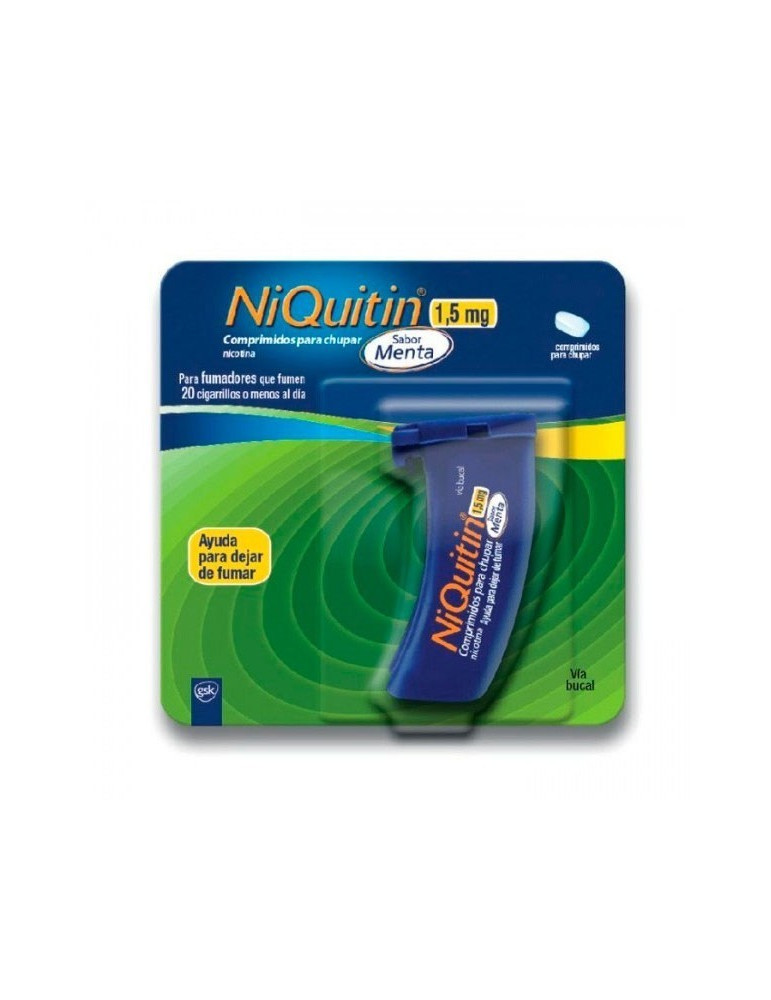 NIQUITIN 1,5 MG 20 COMPRIMIDOS PARA CHUPAR (SABOR MENTA)