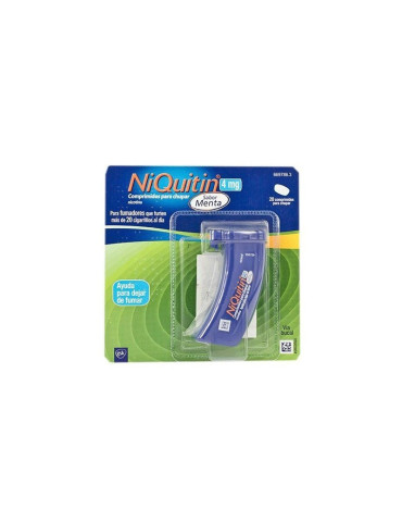 NIQUITIN 4 MG 20 COMPRIMIDOS PARA CHUPAR (SABOR MENTA) 2