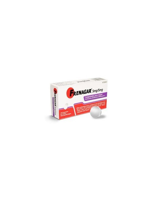 FRENAGAR 5 MG/5 MG 20 COMPRIMIDOS PARA CHUPAR