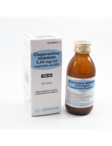 CLOPERASTINA NORMON EFG 3,54 MG/ML SUSPENSION ORAL 1 FRASCO 120 ML 2