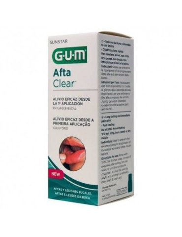 GUM AFTACLEAR COLUTORIO 120 ML