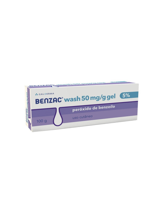 BENZAC WASH 50 MG/G GEL CUTANEO 1 TUBO 100 G