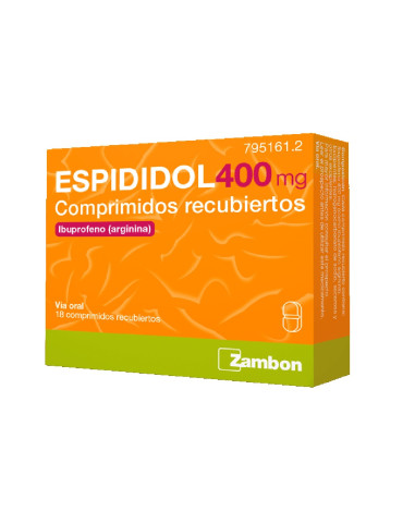 ESPIDIDOL 400 MG 18 COMPRIMIDOS RECUBIERTOS 2