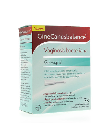 GINECANESBALANCE GEL VAGINAL 7 TUBOS 5 ML