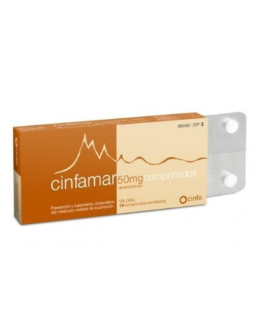 CINFAMAR 50 MG 10 COMPRIMIDOS RECUBIERTOS 2