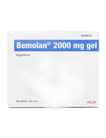 BEMOLAN 2000 MG 30 SOBRES GEL ORAL 2