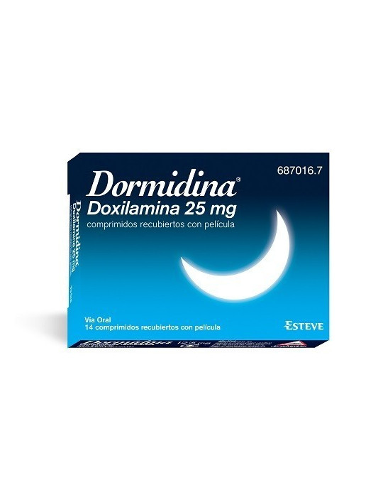 DORMIDINA 25 MG 14 COMPRIMIDOS RECUBIERTOS