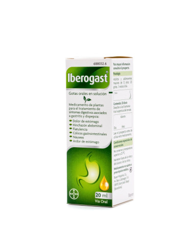 IBEROGAST GOTAS ORALES EN SOLUCION 1 FRASCO 20 ML 2