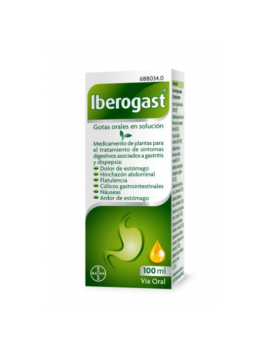 IBEROGAST GOTAS ORALES EN SOLUCION 1 FRASCO 100 ML