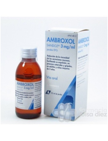 AMBROXOL SANDOZ CARE EFG 3 MG/ML JARABE 1 FRASCO 125 ML 2