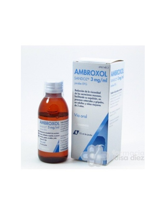 AMBROXOL SANDOZ CARE EFG 3 MG/ML JARABE 1 FRASCO 125 ML