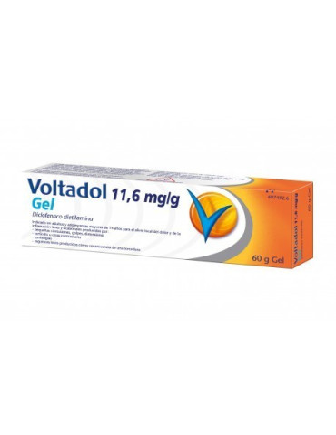 VOLTADOL 11,6 MG/G GEL CUTANEO 1 TUBO 60 G 2