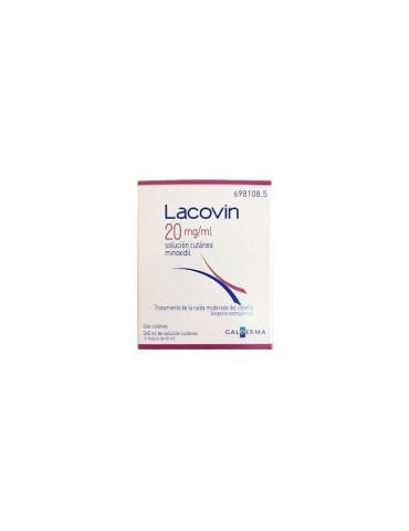 LACOVIN 20 MG/ML SOLUCION CUTANEA 4 FRASCOS 60 ML 2