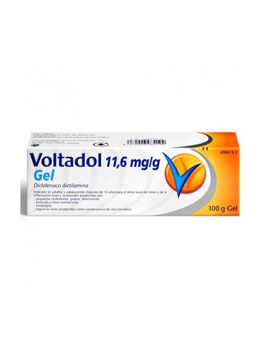 VOLTADOL 11,6 MG/G GEL CUTANEO 1 TUBO 100 G