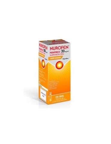 NUROFEN PEDIATRICO 20 MG/ML SUSPENSION ORAL 1 FRASCO 200 ML (SABOR NARANJA) 2