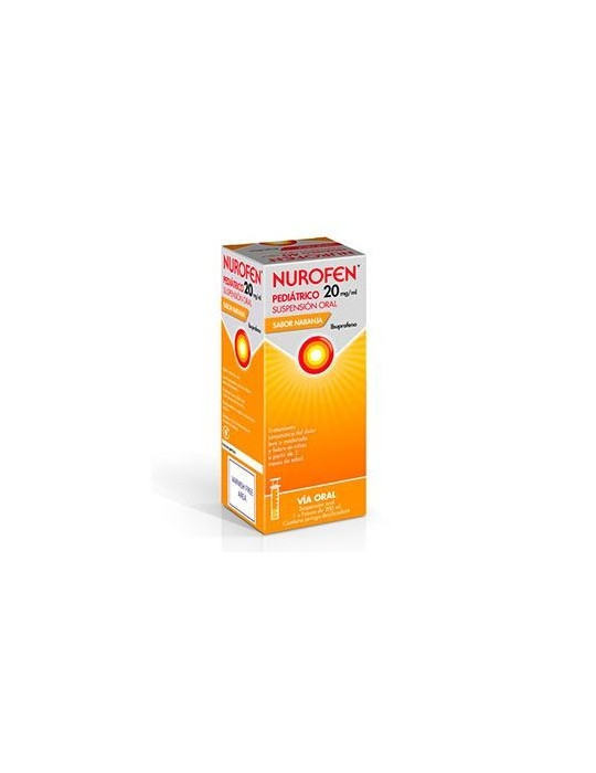 NUROFEN PEDIATRICO 20 MG/ML SUSPENSION ORAL 1 FRASCO 200 ML (SABOR NARANJA)