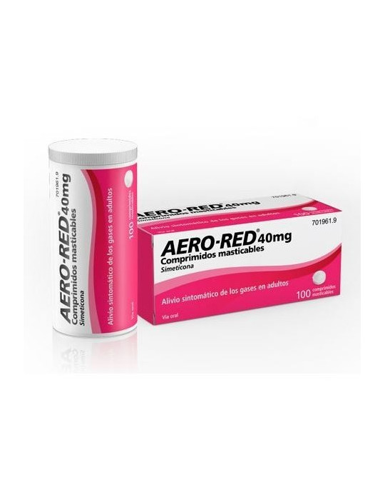 AERO RED 40 MG 100 COMPRIMIDOS MASTICABLES