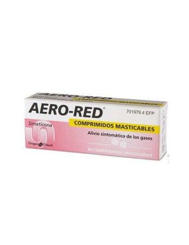 AERO RED 40 MG 30 COMPRIMIDOS MASTICABLES 2